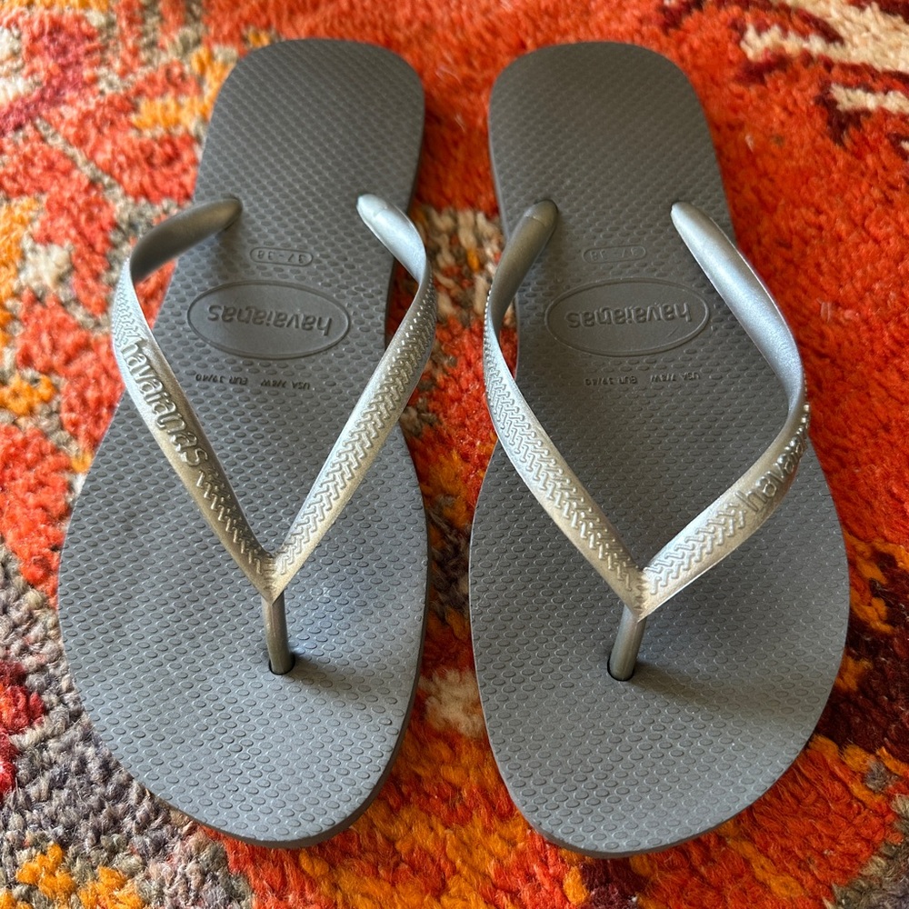 Havaianas Charcoal Flip Flops